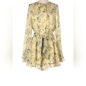 KEEPSAKE the Label Yellow Floral Long Sleeve Romper
